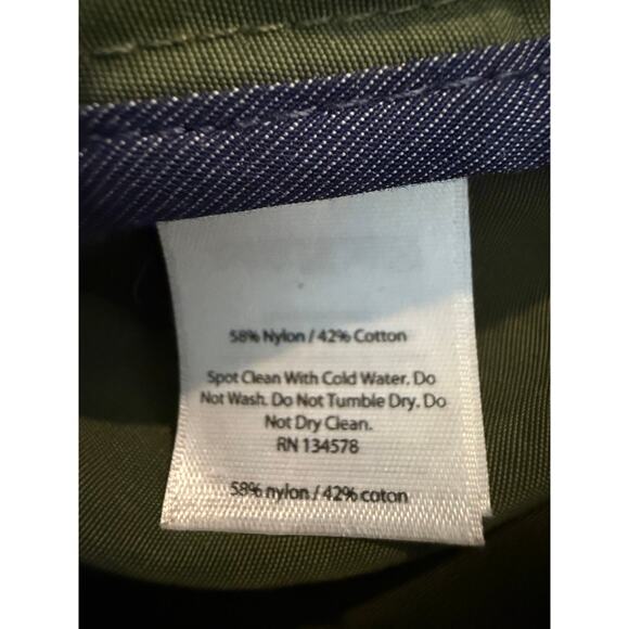 Vineyard Vines Utility Barn Waxed Jacket Olive Green XS - Picture 6 of 6